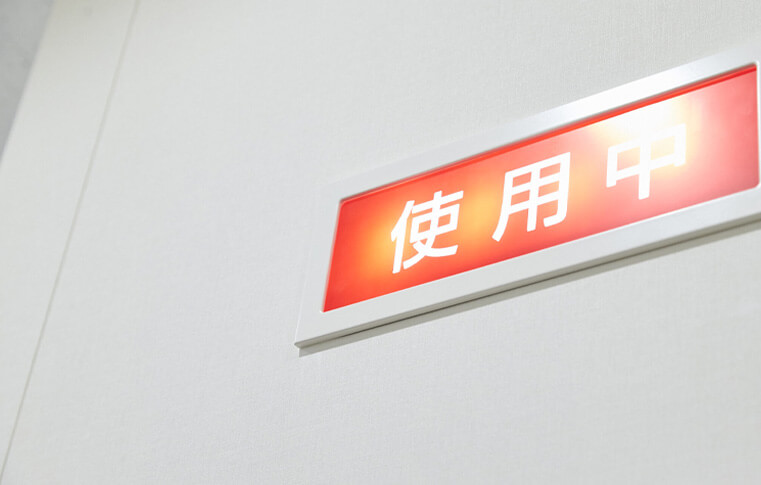 一般診療室とは完全に分離された、手術専用のオペ室を完備。